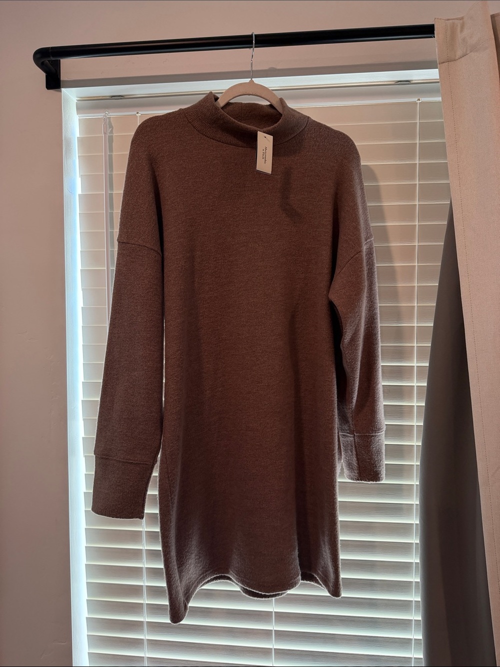 Abercrombie and Fitch Mock Neck Sweater Dress